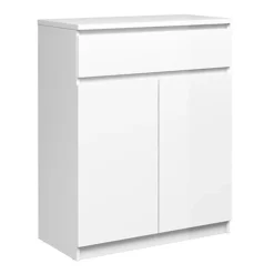 Naia Sideboard - 1 Drawer 2 Doors In White High Gloss