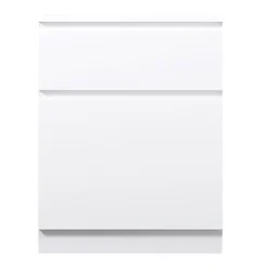 Narvik 1 Door 1 Drawer Storage Unit Bedside Matt White -Furniture Store narvik 1 door 1 drawer storage unit bedside matt white5056413102874 04c MP