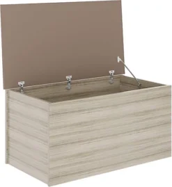 Nevada Storage Blanket Box Ottoman Oyster Gloss And Light Oak Effect Veneer -Furniture Store nevada storage blanket box ottoman oyster gloss and light oak effect veneer5056065619287 04c MP