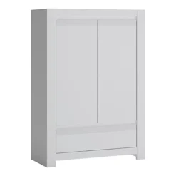 Novi 2 Door 1 Drawer Cabinet In Alpine White