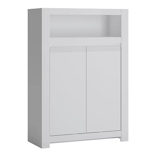 Novi 2 Door Cabinet In Alpine White 3 Novi 2 Door Cabinet In Alpine White