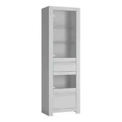 Novi Display Cabinet In Alpine White