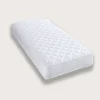 OHS Luxury Memory Foam Spring Quilted Mattress, White - Small Single -Furniture Store ohs luxury memory foam spring quilted mattress white small single5027434153824 01c MP