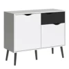 Oslo Sideboard - Small - 1 Drawer 2 Doors In White And Black Matt 2 Oslo Sideboard - Small - 1 Drawer 2 Doors In White And Black Matt -Furniture Store oslo sideboard small 1 drawer 2 doors in white and black matt5060653082360 01c MP