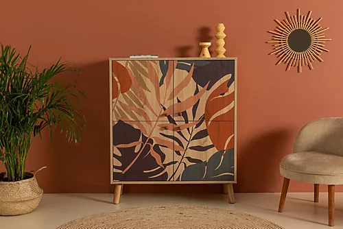 Palm - Sideboard - Solid Wooden Legs 3 Palm - Sideboard - Solid Wooden Legs