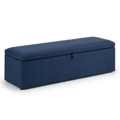 Premium Ocean Blue Fabric Blanket Box 8 Premium Ocean Blue Fabric Blanket Box -Furniture Store premium ocean blue fabric blanket box0650728029298 03c MP