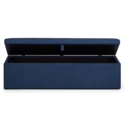 Premium Ocean Blue Fabric Blanket Box 9 Premium Ocean Blue Fabric Blanket Box -Furniture Store premium ocean blue fabric blanket box0650728029298 04c MP