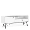 Ry TV-unit 1 Door + 1 Drawer In Matt White In Matt White -Furniture Store ry tv unit 1 door 1 drawer in matt white in matt white5713035053044 01c MP