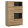 Shetland 1 Door 4 Drawer Display Cabinet -Furniture Store shetland 1 door 4 drawer display cabinet5900355035915 01c MP