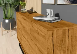 Sideboard 140cm Sideboard Cabinet Cupboard TV Stand Living Room Oak 8 Sideboard 140cm Sideboard Cabinet Cupboard TV Stand Living Room Oak -Furniture Store sideboard 140cm sideboard cabinet cupboard tv stand living room oak5060970909852 03c MP