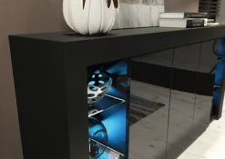 Sideboard TV Unit Display Cabinet Cupboard TV Stand Living Room High Gloss Doors - Black 8 Sideboard TV Unit Display Cabinet Cupboard TV Stand Living Room High Gloss Doors - Black -Furniture Store sideboard tv unit display cabinet cupboard tv stand living room high gloss doors black5060970900835 03c MP