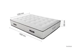 Sleepsoul Harmony Small Double Mattress White -Furniture Store sleepsoul harmony small double mattress white5056206633271 04c MP
