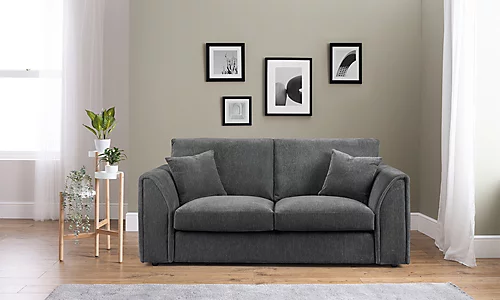 Sofas Express Glamorgan Charcoal Grey Sweeping Manhattan Sofa 3-Seater 3 Sofas Express Glamorgan Charcoal Grey Sweeping Manhattan Sofa 3-Seater