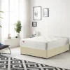 Somnior Linen Beige Memory Foam Divan Bed With Mattress - Double -Furniture Store somnior linen beige memory foam divan bed with mattress double5395254428706 01c MP