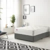Somnior Linen Grey Memory Foam Divan Bed With Mattress - Small Double -Furniture Store somnior linen grey memory foam divan bed with mattress small double5395254424418 01c MP