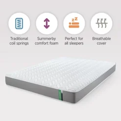 Summerby Sleep Coil Spring And Comfort Foam Hybrid Mattress Double: 135 X 190cm -Furniture Store summerby sleep coil spring and comfort foam hybrid mattress double 135 x 190cm5056483300026 03c MP