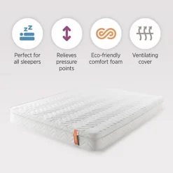 Summerby Sleep No1. Coil Spring And Memory Foam Hybrid Mattress Double: 137cm X 190cm -Furniture Store summerby sleep no1 coil spring and memory foam hybrid mattress double 137cm x 190cm5060197411831 03c MP