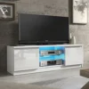 TV Unit 120cm Sideboard Cabinet Cupboard TV Stand Living Room High Gloss Doors - White -Furniture Store tv unit 120cm sideboard cabinet cupboard tv stand living room high gloss doors white5060970900118 01c MP