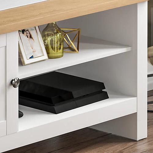 Vida Designs Arlington 1 Door TV Unit, White 6 Vida Designs Arlington 1 Door TV Unit, White - Image 4