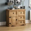 Vida Designs Corona 1 Door 4 Drawer Small Sideboard Storage Cabinet Cupboard -Furniture Store vida designs corona 1 door 4 drawer small sideboard storage cabinet cupboard5056562001431 01c MP