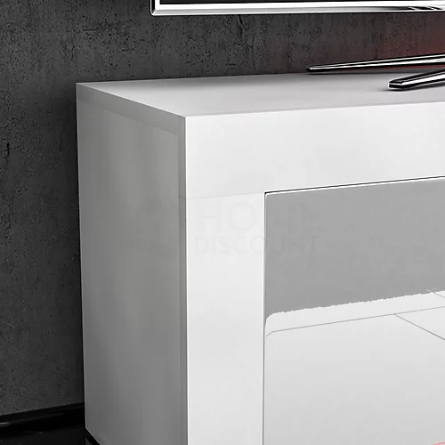 Vida Designs Eclipse White 2 Door LED TV Unit Sideboard Cabinet 6 Vida Designs Eclipse White 2 Door LED TV Unit Sideboard Cabinet - Image 4