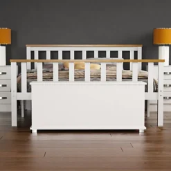 Vida Designs Leon Storage Ottoman White Storage Bench Chest Bedroom Living Room  -Furniture Store vida designs leon storage ottoman white storage bench chest bedroom living room 5056562198582 04c MP