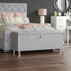 Vida Designs Valencia Storage Ottoman Light Grey Linen Storage Bench Chest Bedroom Living Room 8 Vida Designs Valencia Storage Ottoman Light Grey Linen Storage Bench Chest Bedroom Living Room -Furniture Store vida designs valencia storage ottoman light grey linen storage bench chest bedroom living room 5056562198506 03c MP