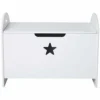 White Wooden Kid's Toy Box With Star 1 White Wooden Kid's Toy Box With Star -Furniture Store white wooden kid s toy box with star5055959710611 01c MP