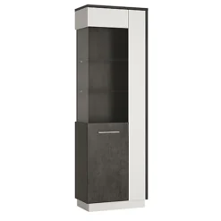 Zingaro Tall Glazed Display Cabinet (LH)